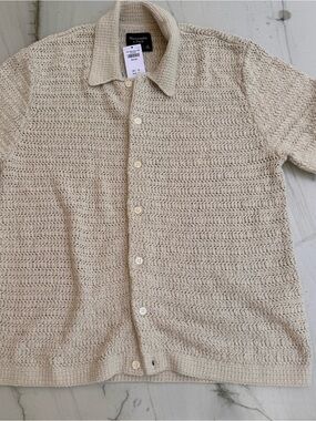Cream Knitt shirt